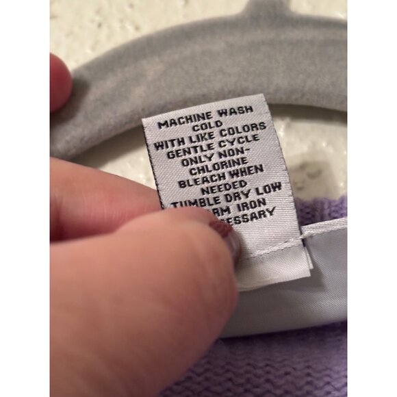 The Tog Shop Lavender Gold Button-Front Cardigan Sweater S - Picture 5 of 9